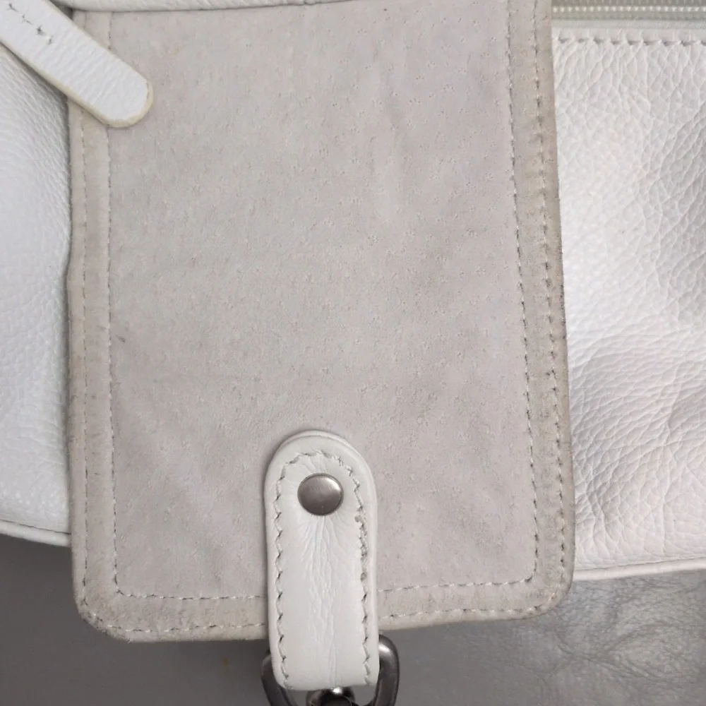 Vera Pelle White Shoulder Bag - Picture 5 of 11